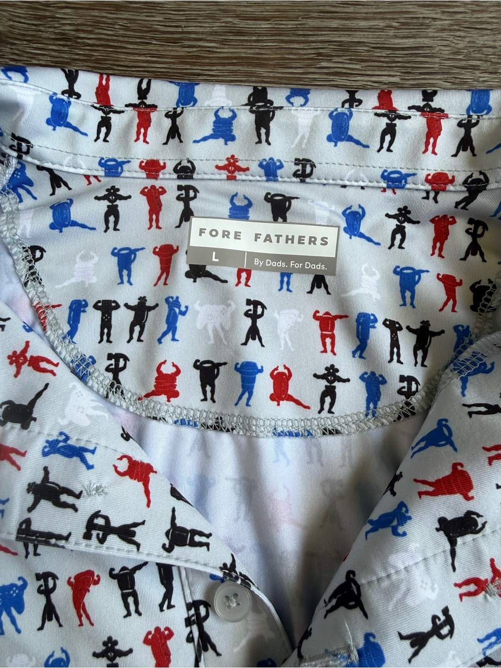 Fore Fathers Men’s Short-Sleeve Printed Polo Shirt - Picture 4 of 6